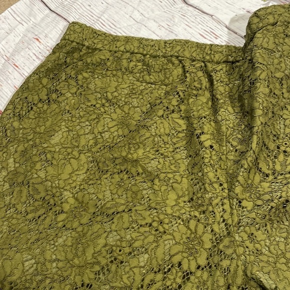 J. Crew Lace Easy High Rise Crop Pant in Moss - Picture 10 of 10